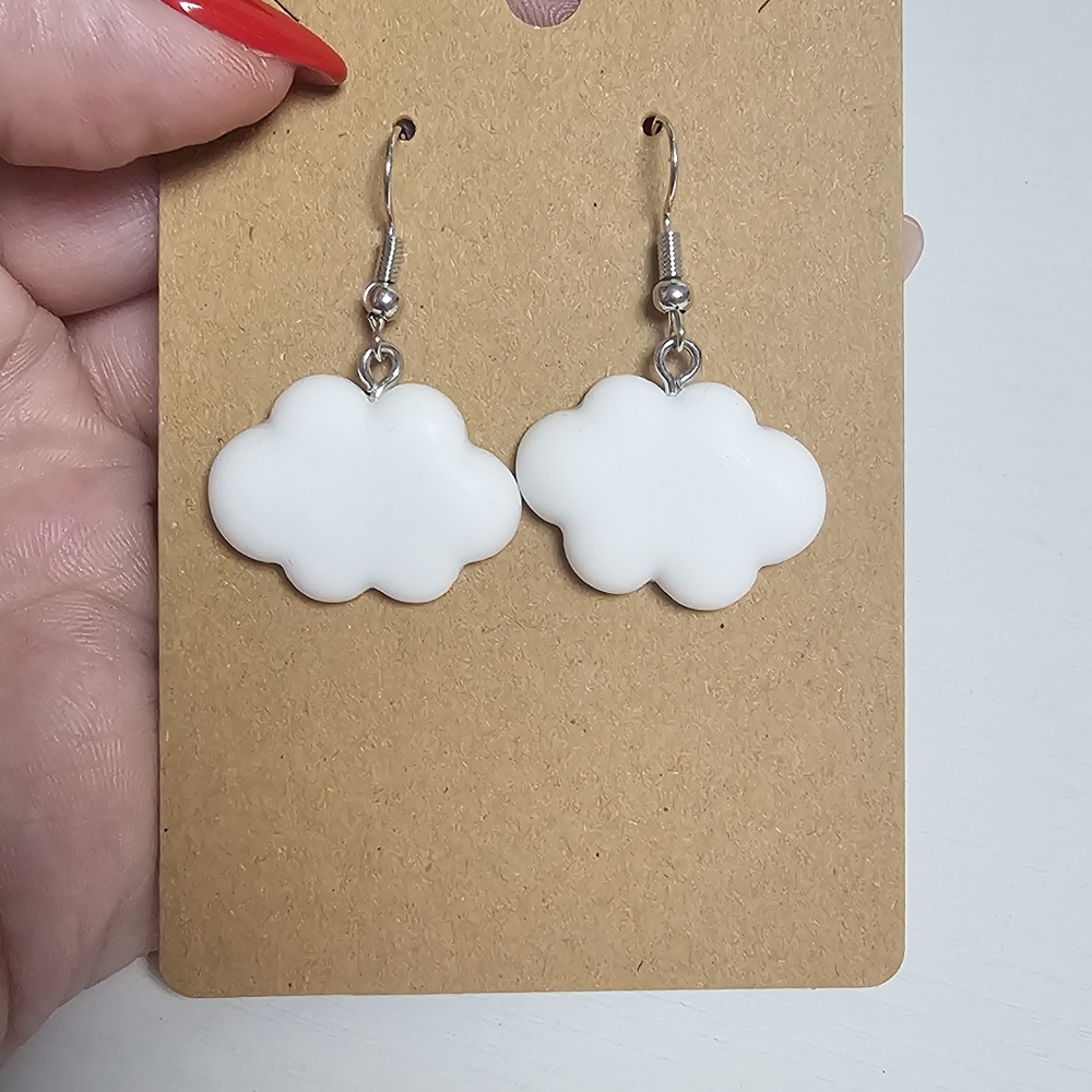 White Cloud Earrings